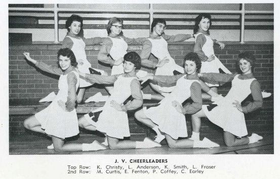 1961_JV Cheerleaders