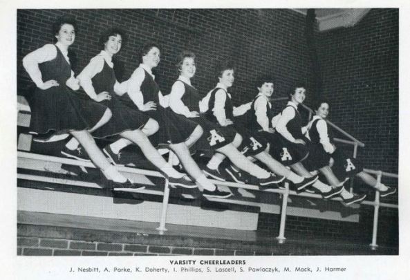 1961_V Cheerleaders